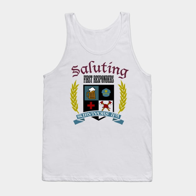 Saluting First Responders Tank Top by The Trauma Survivors Foundation